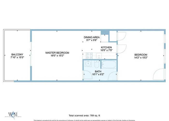 Apartment 2 Bed1 Bath On The Boardwalk By The Inlet *